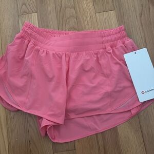 Hot pink lululemon shorts size 6